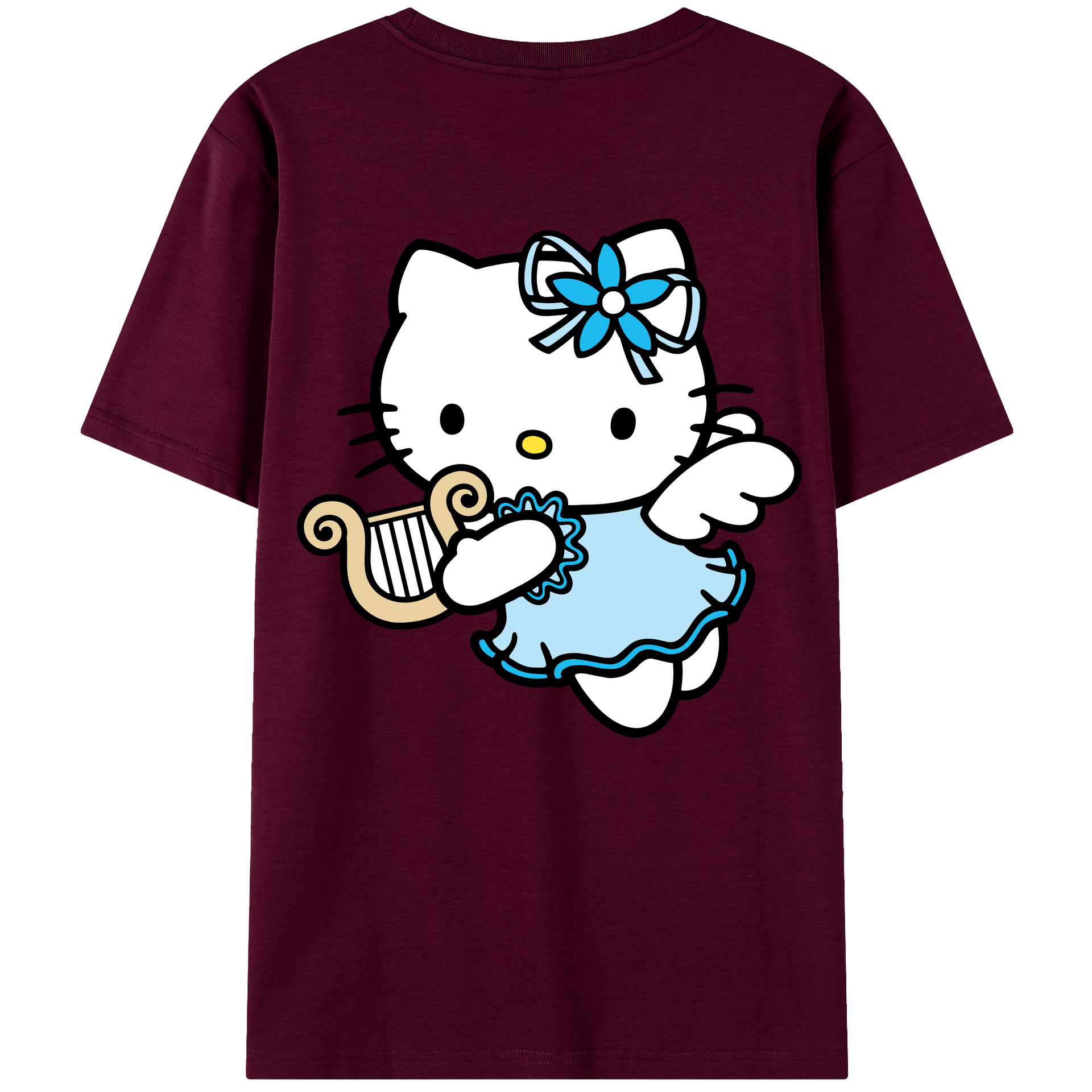 （画像用） Hello Kitty ハローキティ レディース半袖Tシャツ(バックプリント)